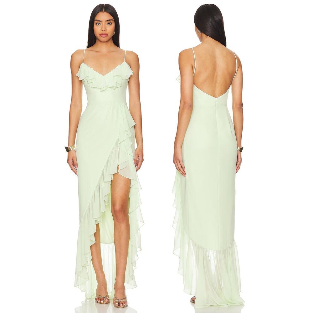 Katie May Valeria Gown High Low Formal Wedding Guest Fairy Cottagecore Party S